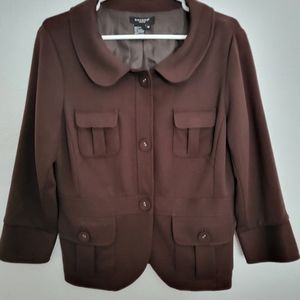 Sandro Sportswear Brown Blazer Size Medium